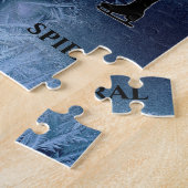 Abbildung Skaten Frozen Typografie Puzzle mit Name (Seite)