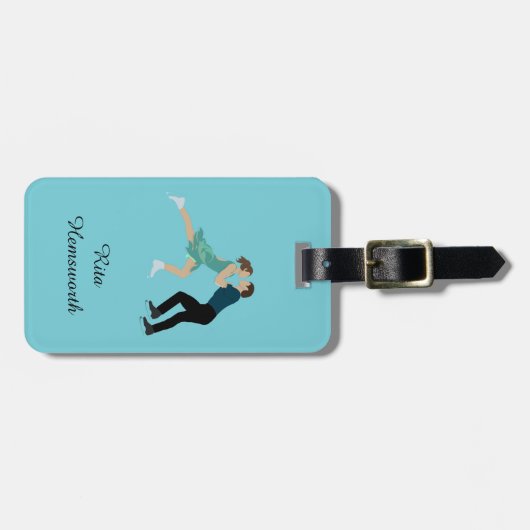 Abbildung Skaten Gepäckanhänger (Vorderseite horizontal)