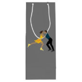 Abbildung Skaten Geschenktüte Für Weinflaschen (Rückseite)