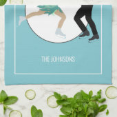 Abbildung Skaten Geschirrtuch (Gefaltet)