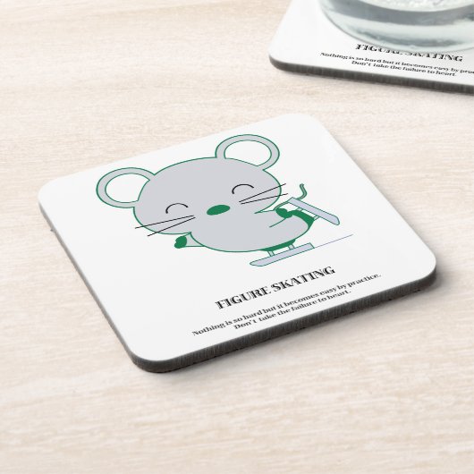 Abbildung Skaten Getränkeuntersetzer (Linke Seite)