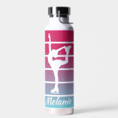 Abbildung Skaten Girl - Anpassungsname Trinkflasche (Links)