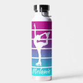 Abbildung Skaten Girl - Anpassungsname Trinkflasche (Links)