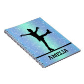 Abbildung Skaten Girl-Individuelle Name Notizblock (Rechte Seite)