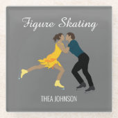 Abbildung Skaten Glasuntersetzer (Vorderseite)