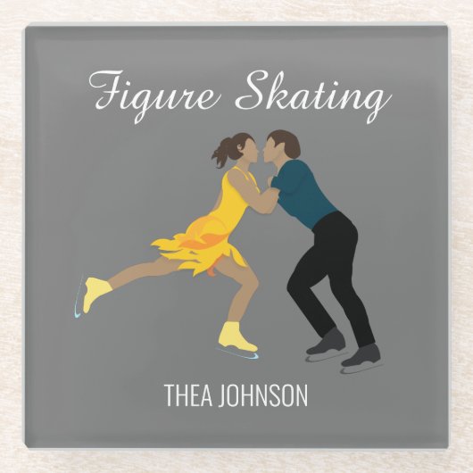 Abbildung Skaten Glasuntersetzer (Vorderseite)