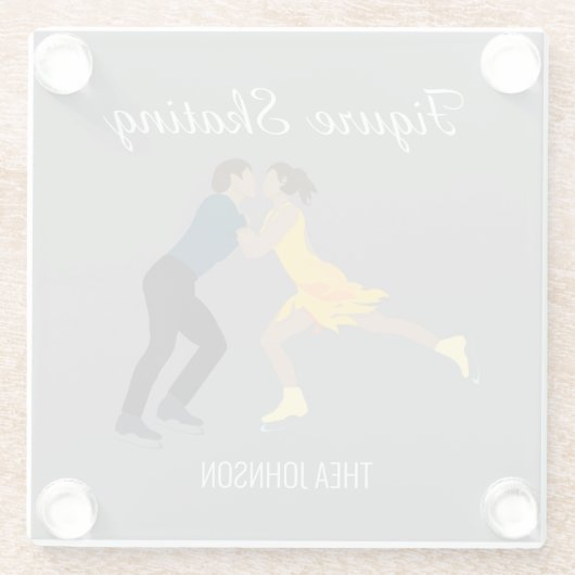 Abbildung Skaten Glasuntersetzer (Rückseite)