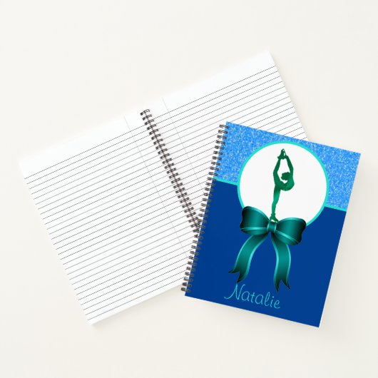 Abbildung Skaten-Glitzer und Boom-Notebook Notizblock (Innenseite)