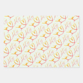 Abbildung Skaten "I Liebe Skaten" Geschenkpapier Set (Vorderseite 2)