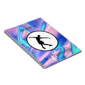 Abbildung Skaten "Ice Princess" - Benutzerdefinier Notizblock (Rechte Seite)