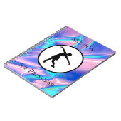 Abbildung Skaten "Ice Princess" - Benutzerdefinier Notizblock (Linke Seite)