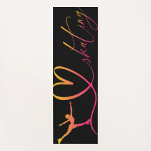 Abbildung Skaten Individuelle Name Yoga Mat