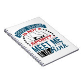 Abbildung Skaten Kein Sport trifft mich am Rink Notizblock (Rechte Seite)