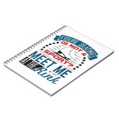 Abbildung Skaten Kein Sport trifft mich am Rink Notizblock (Linke Seite)