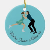 Abbildung Skaten Keramik Ornament (Vorne)