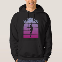 Abbildung Skaten Men Oben "Sie Skate. Ich zahle." Hoodie