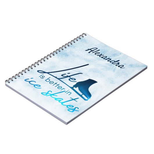 Abbildung Skaten Notebook-Lebensdauer besser Skate Notizblock (Linke Seite)