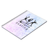 Abbildung Skaten Notebook: Rosa bis blau Notizblock (Linke Seite)