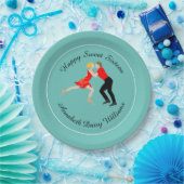 Abbildung Skaten Pappteller (Party)