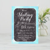 Abbildung Skaten Party Einladung (Stehend Vorderseite)