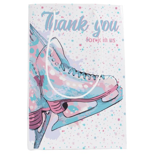 Abbildung Skaten-Party Mittlere Geschenktüte (Vorderseite)