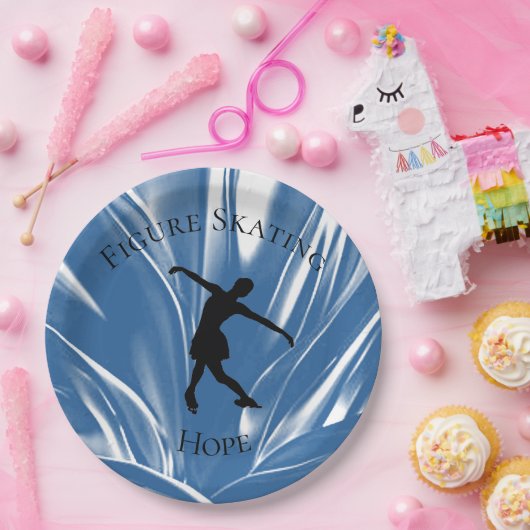 Abbildung Skaten-Party-Papiertafel mit Namen Pappteller (Party)