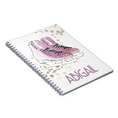 "Abbildung Skaten" personalisiert Notizblock (Rechte Seite)