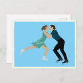 Abbildung Skaten Postkarte (Vorne/Hinten)