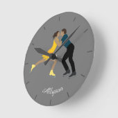 Abbildung Skaten Runde Wanduhr (Winkel)