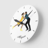 Abbildung Skaten Runde Wanduhr (Winkel)