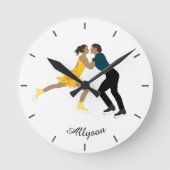 Abbildung Skaten Runde Wanduhr (Vorderseite)