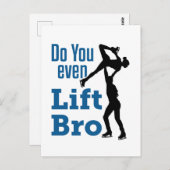 Abbildung Skaten Skater-Paare heben die Klappe sog Postkarte (Vorne/Hinten)