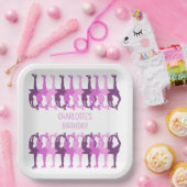 Abbildung Skaten synchronisierte Gruppe Personalis Pappteller (Party)