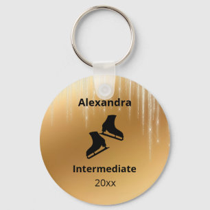 Abbildung Skaten-Teststand Jahr Gold Schlüsselanh Schlüsselanhänger