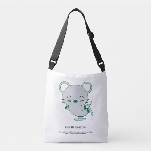 Abbildung Skaten Tragetaschen Mit Langen Trägern (Vorderseite)