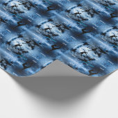 Abbildung Skaten Typografy Wrapping Paper mit Name Geschenkpapier (Ecke)