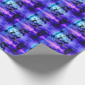 Abbildung Skaten Typografy Wrapping Paper mit Name Geschenkpapier (Ecke)