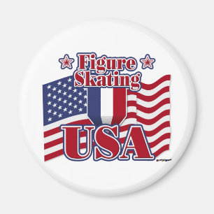 Abbildung Skaten USA Magnet