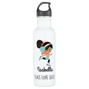 Abbildung Skaten Water Flasche Peace Liebe Skate S Edelstahlflasche