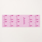 Abbildung Skaten Yogamattel Herzschlag Rosa Schwen Yogamatte (Rückseite (Horizontal))