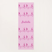 Abbildung Skaten Yogamattel Herzschlag Rosa Schwen Yogamatte (Rückseite)