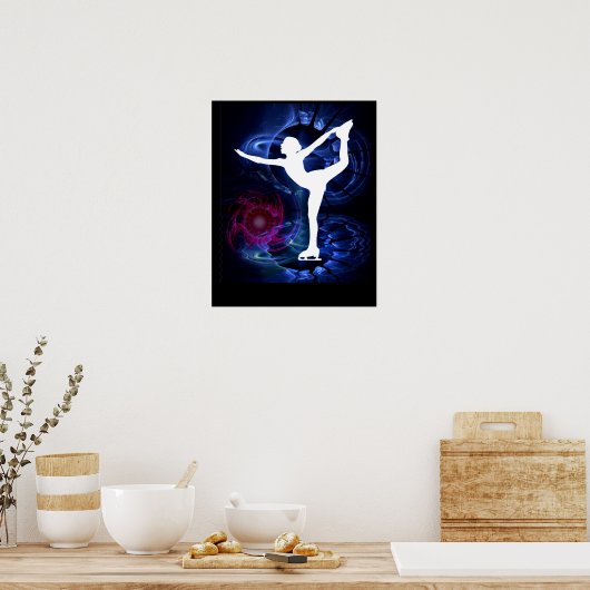 Abbildung Skater auf Technikoloreis Poster (Küche)