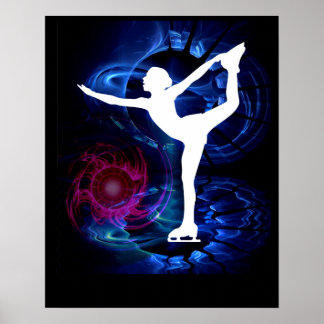 Abbildung Skater auf Technikoloreis Poster