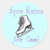 Abbildung Skater Cool Runder Aufkleber (Vorderseite)
