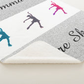 Abbildung Skater/EisSkaten-Glitzer Sherpa-Deckeln Sherpadecke (3/4)