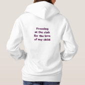 Abbildung Skater Mama hoodie - stolze Mutter (Rückseite)