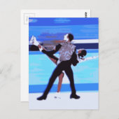 Abbildung Skater Postkarte (Vorne/Hinten)