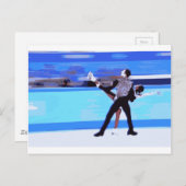 Abbildung Skater Postkarte (Vorne/Hinten)