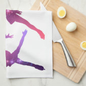 Abbildung Skater Rosa Lila Stern - Handtuch aus Ei (Viertel Falte)
