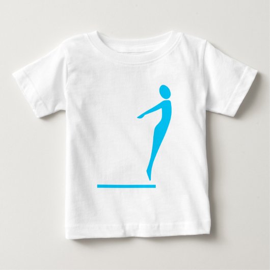 Abbildung: Sky Blue Baby T-shirt (Vorderseite)